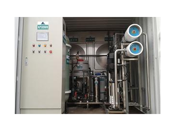 Sistema de purificación de agua en contenedores por ósmosis inversa