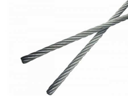 Cable de alambre galvanizado 7X19, cable para aeronaves