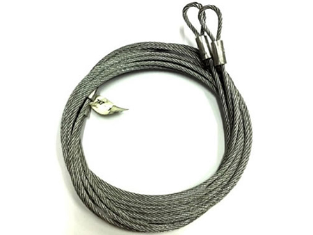 Cable espiral de acero para elevar puertas de 8 pies