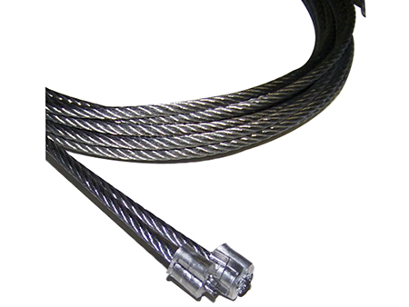 Cable espiral de acero para elevar puertas de 8 pies