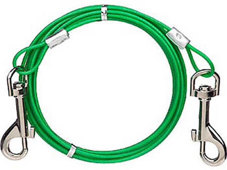 Correa de cable para perros de menos de 80 libras