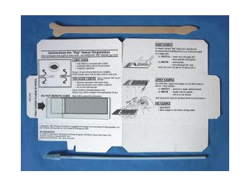 Juego de citología cervical descartable