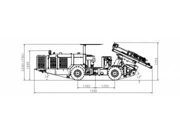 Perforadora Jumbo Hidráulica, CYTC70B  (para Minería de Producción)