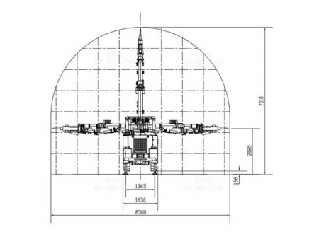 Desatador de Rocas Subterráneo, XMPYT-60/325  (Máquina para Desatar Rocas Sueltas)