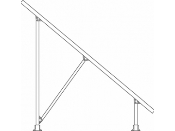 Soporte para paneles solares sobre suelo GT1 