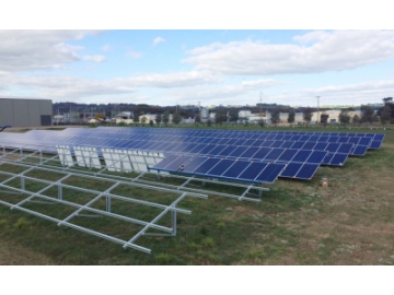 Soportes tradicionales para paneles solares de montaje en suelo