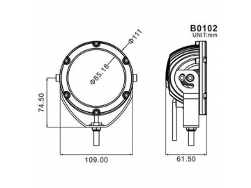 Luz de conducción LED B0102