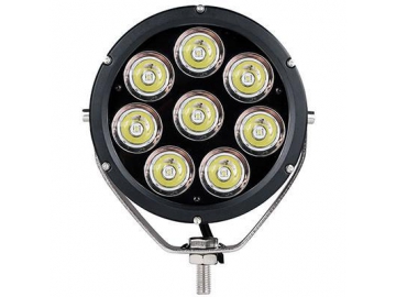 Luz de conducción LED B0104, negro brillante