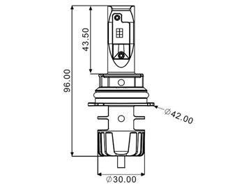 Focos LED para faro 9007