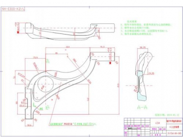 Brazo de control forjado para suspensión automotriz