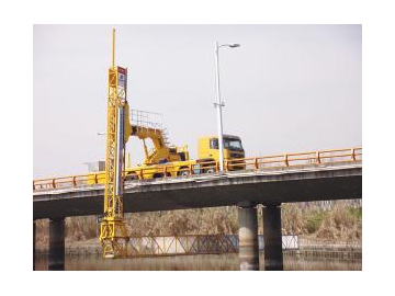 Vehículo de inspección de puentes (con plataforma)