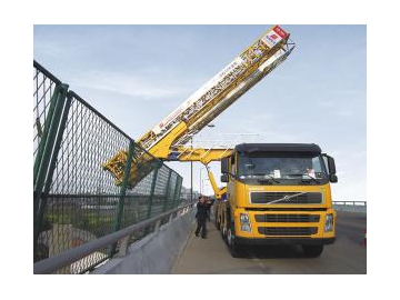 Vehículo de inspección de puentes (con plataforma)