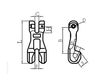 Accesorios de elevación de acero aleado