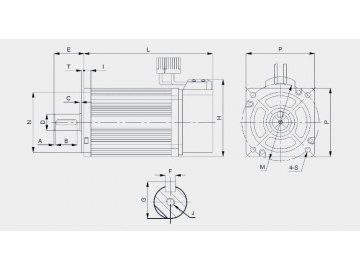 Servomotor de corriente alterna serie 80