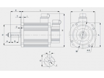 Servomotor de CA serie 110