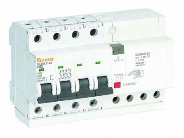 Interruptor de circuito de fuga a tierra ELCB DAB6LE-63 4-5kA