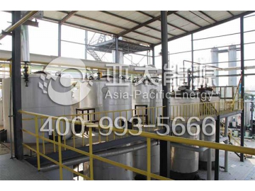 Reactor de esterificación de biodiesel