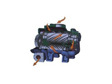 Compresor de aire a tornillo rotativo de dos etapas 110KW