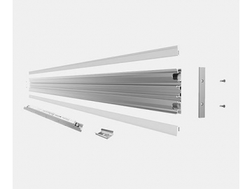 Perfiles de aluminio para aplique de luz para pared  LC7011