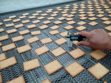 Cinta transportadora de acero con borde para cadena de accionamiento positivo