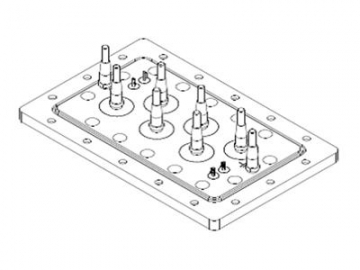 Placa de bornes para aire acondicionado comercial - semihermética