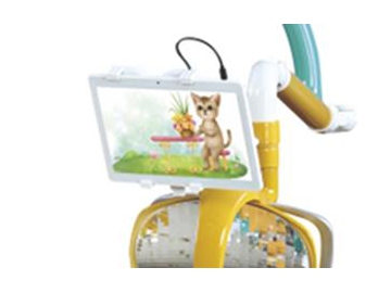 Sillón dental pediátrico A8000-IIA   (unidad dental para niños con sillón en forma de dinosaurio)