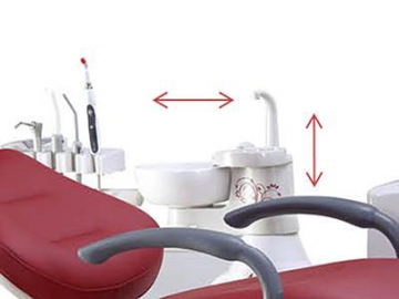 Unidad dental A6600  (cómodo sillón dental, pieza de mano, endoscopio, luz LED)