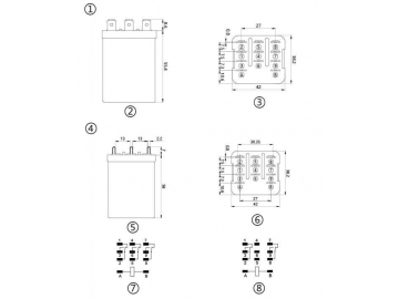 Relé electromagnético pequeño NNC71B (JQX-38F)