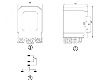 Relé electromagnético de potencia NNC71G1 (JQX-58F)