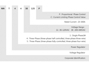 Regulador de voltaje trifásico NNT4-4/38125P