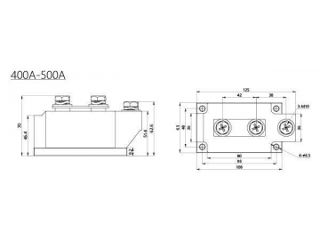Módulo tiristor 200A-1000A MTC MTK MTA MTX