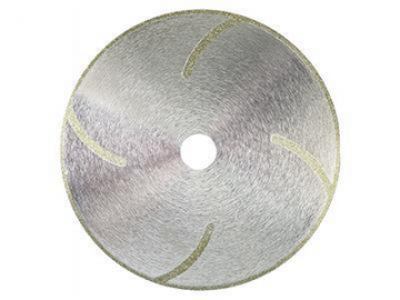 Disco de corte de diamante electrogalvanizado con borde continuo sistemático