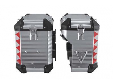 Cajas de aluminio con rack (Para motocicletas marca Honda)