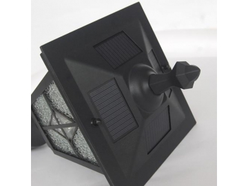 Poste solar LED de aluminio fundido con maceta ST4220SSHP