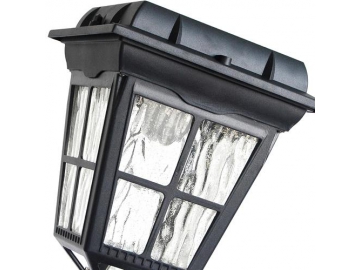 Poste solar LED de aluminio fundido con farola de tapa plana ST4310HP-A