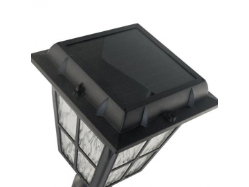 Poste solar LED de aluminio fundido con farola de tapa plana ST4310H