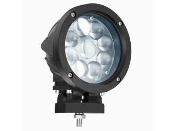 Reflector LED de seguridad con 9 LEDs grandes azules para montacargas