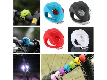 Luces de silicona para bicicleta