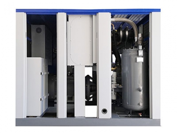 Compresor de aire de tornillo rotativo (2 etapas), Serie GA VSD