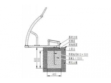 Entrenador con plataforma de step para exterior