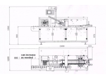 Máquina estuchadora KXZ-100B (Envasadora en cajas de cartón)