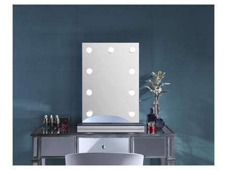 Espejo para maquillaje con luz LED