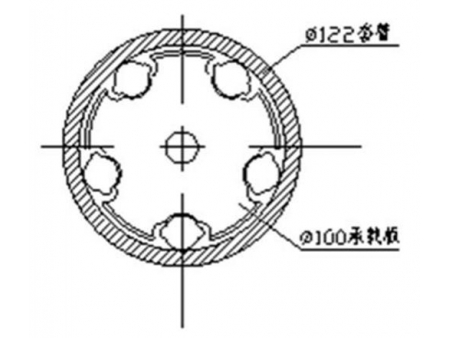 Sistema de anclaje de cable montado