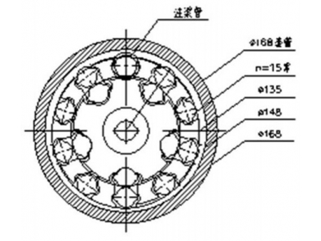 Sistema de anclaje de cable montado