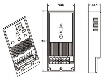 Interruptor protector de ventiladores axiales