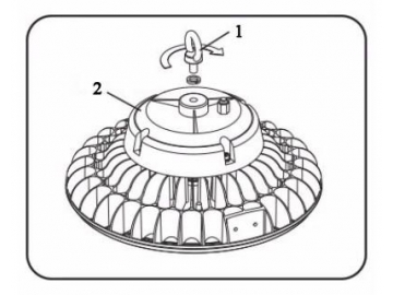 Campana LED High Bay, luminaria LED SMD, CET-121