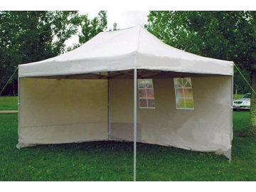 Carpa emergente con estructura de acero lacado de 3×4,5m