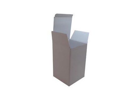 Caja con fondo cerrado y extremo superior plegable, cartón plegable personalizado