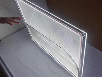 Caja de luz LED montada en pared