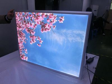 Caja de luz LED de aluminio montada en techo